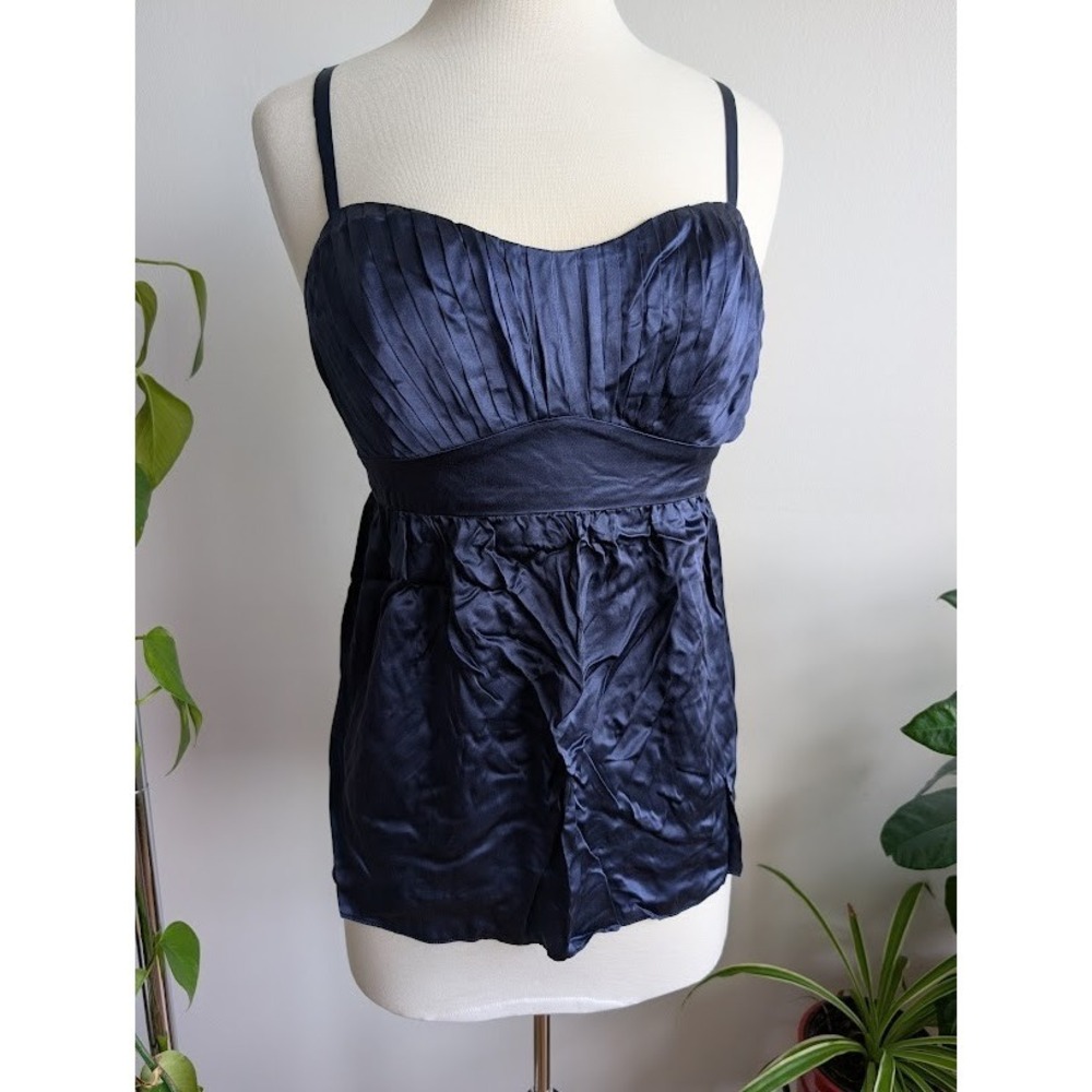 NWT Vintage y2k 100% Silk Camisole 6 Tank Top whimsygoth twilight bella romantic